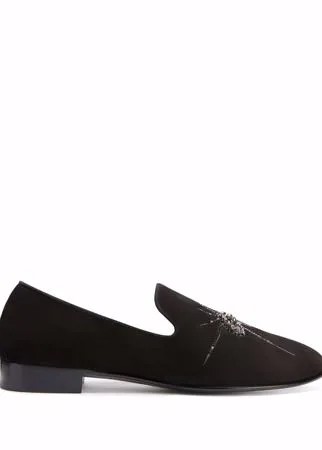 Giuseppe Zanotti слиперы Atrax с узором