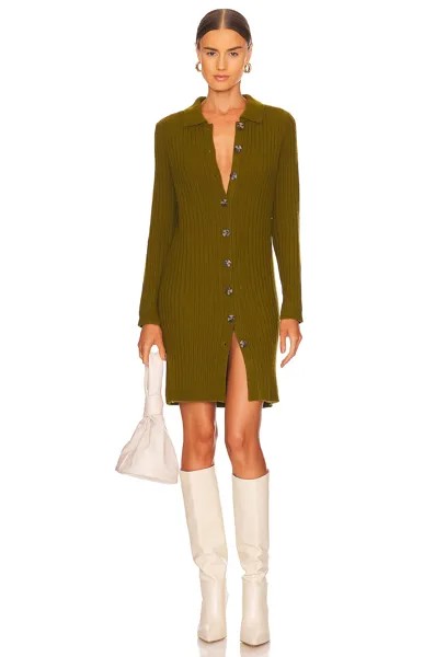 Платье мини 525 Button Down Mini Sweater Dress, цвет Fir
