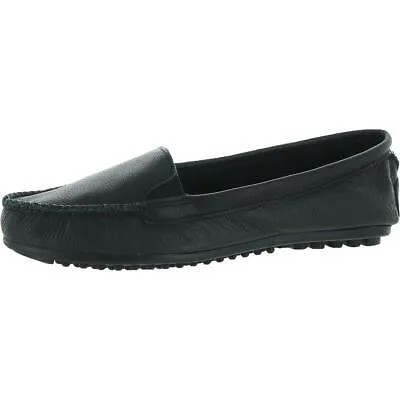 Minnetonka Womens Imperial Black Loafers Shoes 7.5 Narrow (AA,N) BHFO 4629