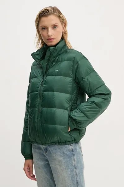 Пуховик Levi's, зеленый