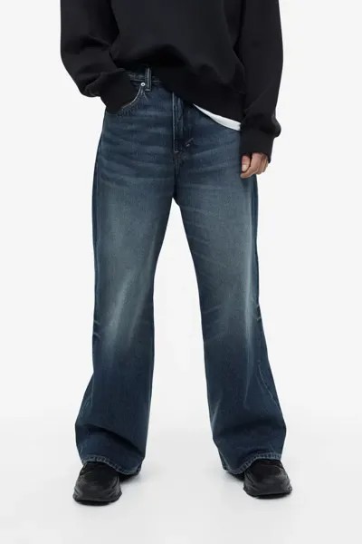 Свободные джинсы bootcut H&M, синий