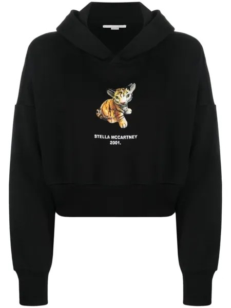 Stella McCartney худи с логотипом, черный