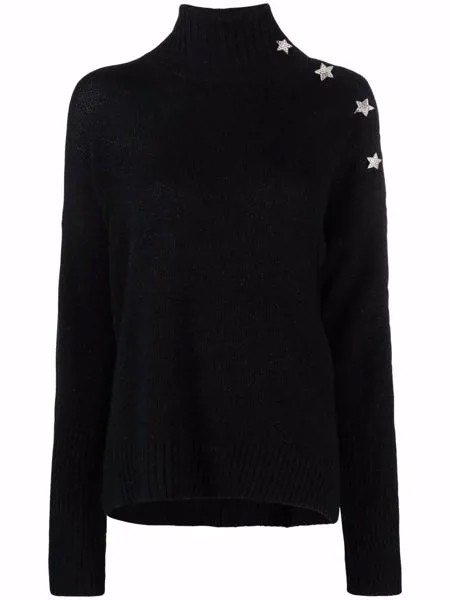 Zadig&Voltaire джемпер Alma с высоким воротником
