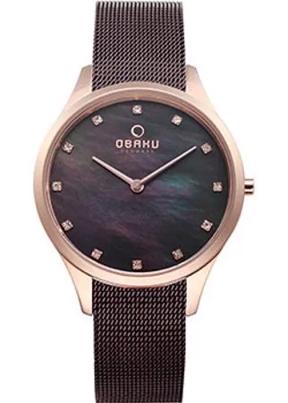 Fashion наручные  женские часы Obaku V217LXVNMN. Коллекция Mesh