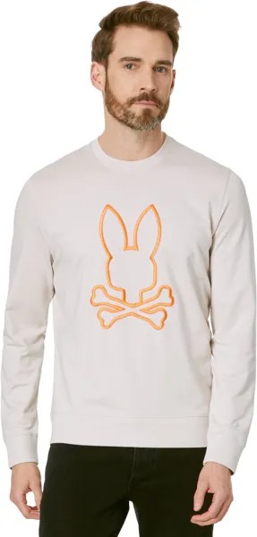 Толстовка Psycho Bunny Floyd Micro French Terry Sweatshirt, цвет Natural Linen