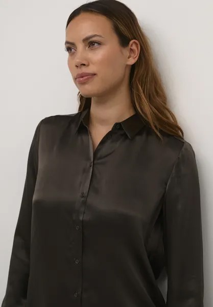 Блузка на пуговицах Leonore InWear, темно-зеленый