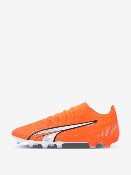 Бутсы мужские PUMA Ultra Match FG/AG, Оранжевый