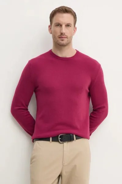 Шерстяной свитер United Colors of Benetton, бордовый