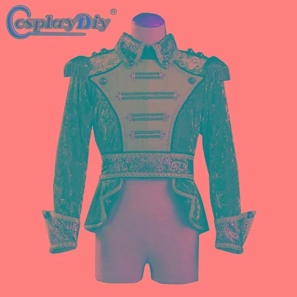 Ретро-пиджак Cosplaydiy 18 века исторический смокинг викторианская Мужская аварийная одежда средневековый колониальный Костюм Офицера