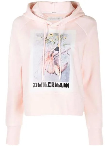 ZIMMERMANN худи с цветочным принтом