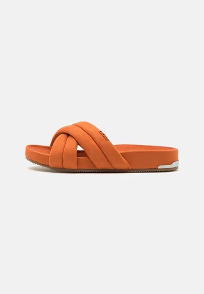 Мюли INDRA CRISS CROSS SLIDE DKNY, цвет orange spice