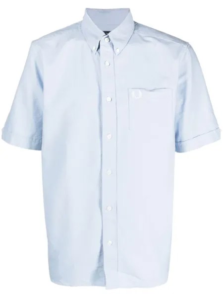 Fred Perry рубашка с короткими рукавами, синий
