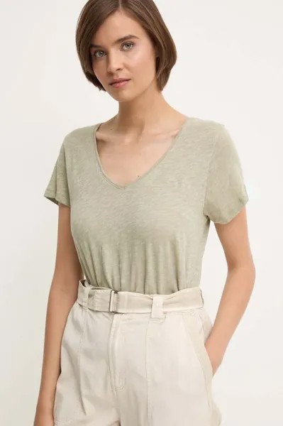 Футболка EZZY из хлопка Pepe Jeans, зеленый