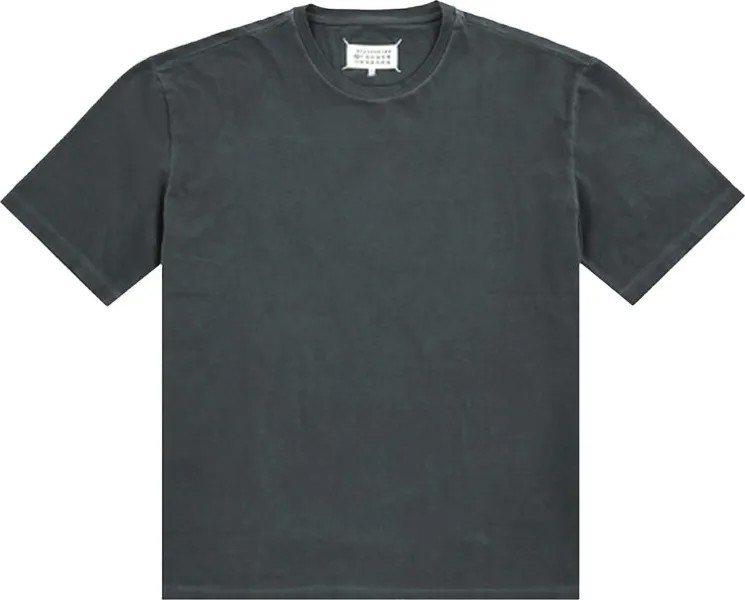 Футболка Maison Margiela Washed T-Shirt 'Storm Blue', синий