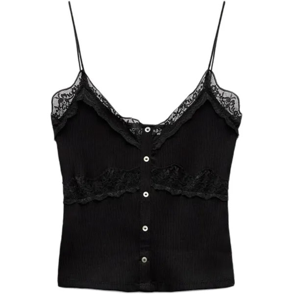 Майка женская черная Zara