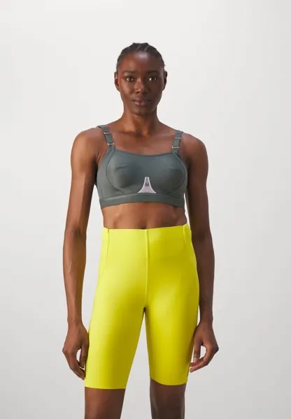 Спортивный бюстгальтер с высокой поддержкой triaction by Triumph, темно-зеленый