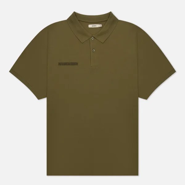 Мужское поло PANGAIA Organic Cotton Pique оливковый, Размер XL