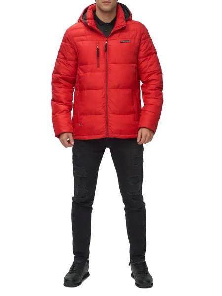 Куртка мужская NoBrand AD62190 красная 46 RU