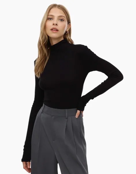 Водолазка женская Gloria Jeans GKT016474 черная S