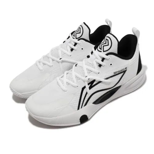 Мужские баскетбольные кроссовки Li Ning Speed VIII 8 White Black Sneskers ABPS003-1