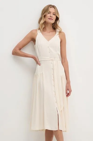 Платье Lauren Ralph Lauren, бежевый