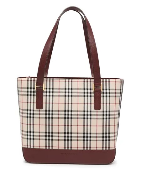 Burberry Pre-Owned сумка-тоут 2000-х годов в клетку House Check