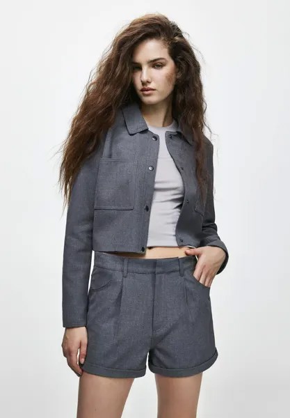 Шорты BERMUDA PULL&BEAR, цвет dark grey