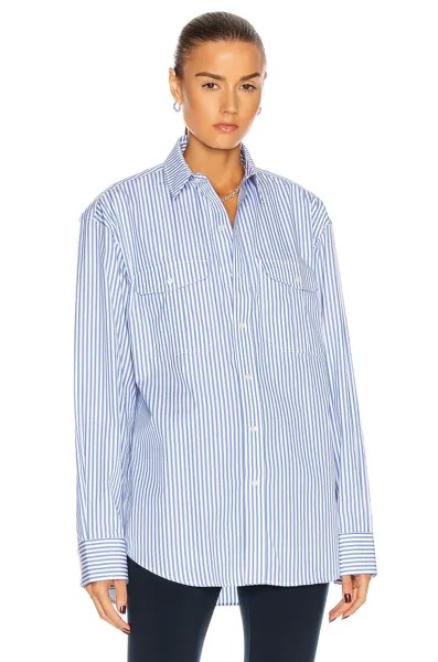 Рубашка Wardrobe.Nyc Oversize, синий
