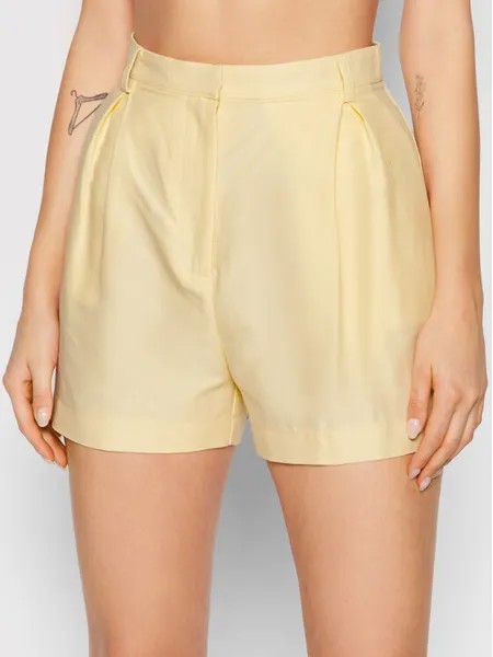 Тканевые шорты regular fit Patrizia Pepe, желтый