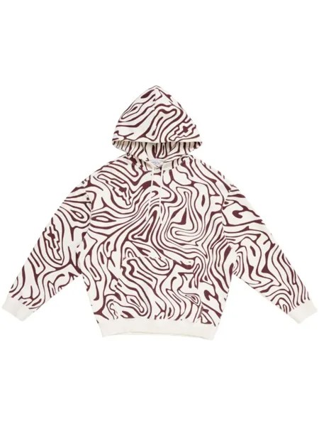 Marcelo Burlon County of Milan худи с вышитым логотипом, белый