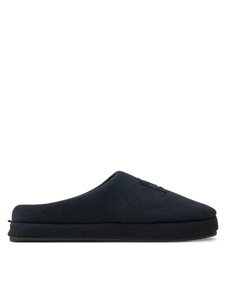 Домашние тапочки Tommy Hilfiger Flag Warm Felt House Shoe FM0FM05227 Azul marino, темно-синий