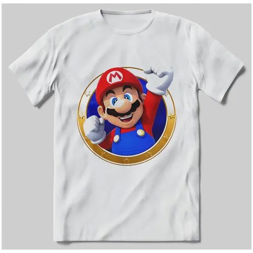 Футболка с принтом Mario - 146