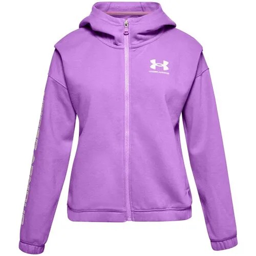 Толстовка Under Armour Rival Fleece FZ Hoodie Фиолетовый YLG 1356478-568