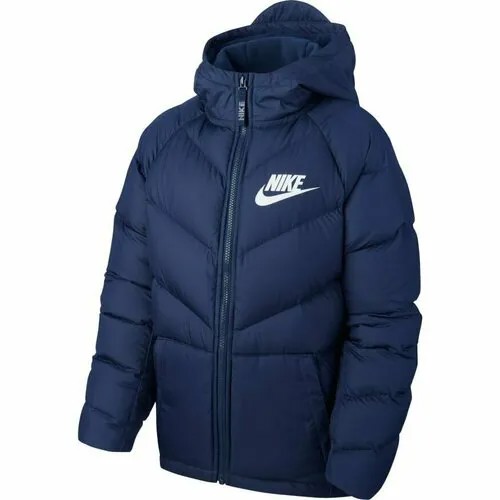 Джинсовая куртка NIKE, размер 140/150, синий