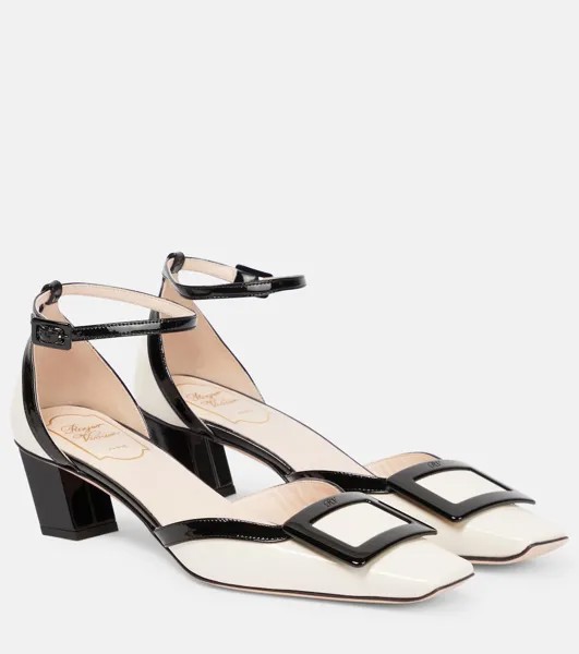Лакированные сандалии Belle Vivier Roger Vivier, мультиколор