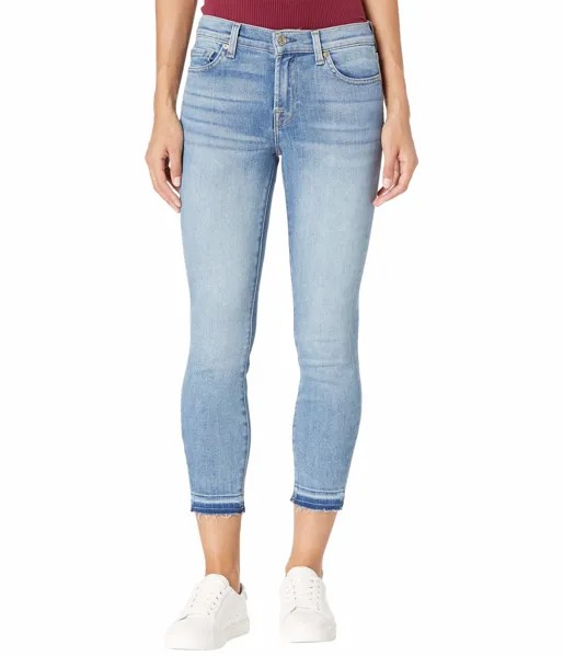 Джинсы 7 For All Mankind, Cropped Skinny in Beau Blue