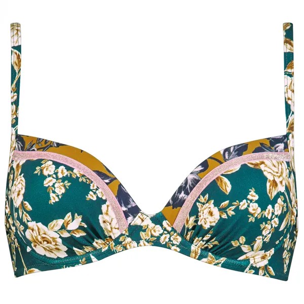 Верх бикини Watercult Women's Bikini Top Ottomane Flower 2, цвет Vintage Spring