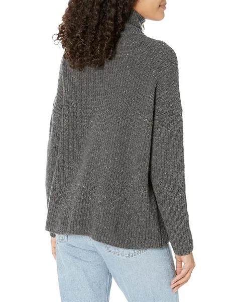 Свитер Eileen Fisher Turtleneck Box Top, угольный