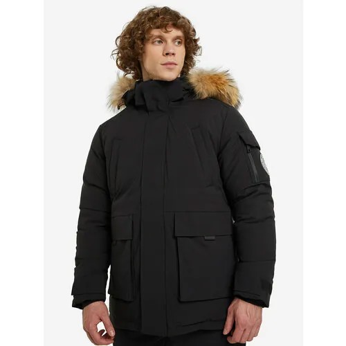 Парка Camel Men's jacket, размер 54, черный