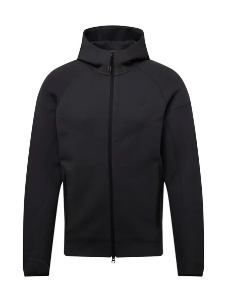 Толстовка на молнии Nike Sportswear TCH FLC, антрацит