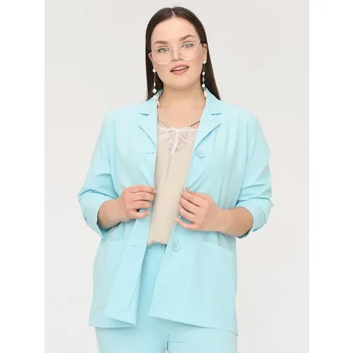 Пиджак SVESTA, размер 66, голубой