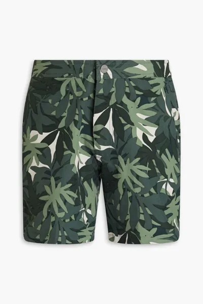 Короткие плавки-шорты Calder с принтом Onia, армейский зеленый