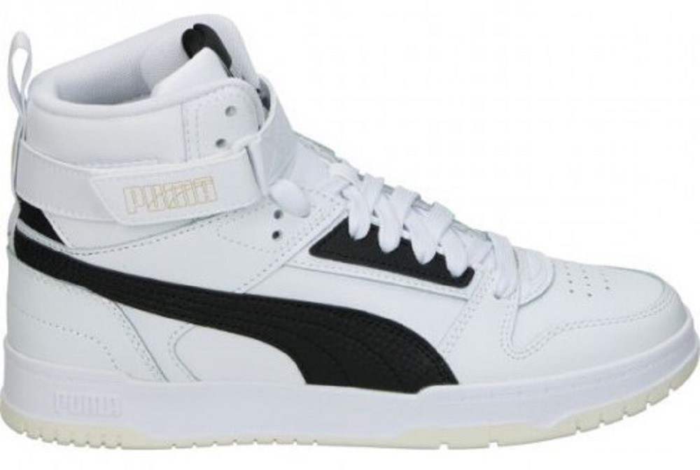 Кроссовки Big Kids Puma RBD Game Jr Puma White/Puma Black/Gold (386172 01)