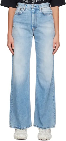 Синие джинсы свободного кроя 2022 Голубой Светлый Acne Studios