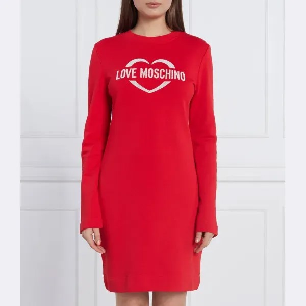Платье Love Moschino, красный
