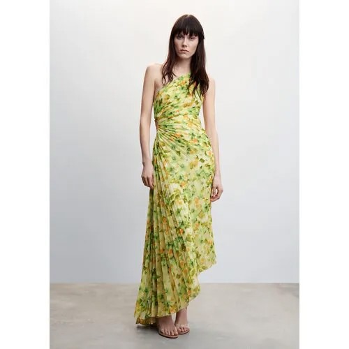 Платье MANGO CLAUDIA, размер 40, Amarillo