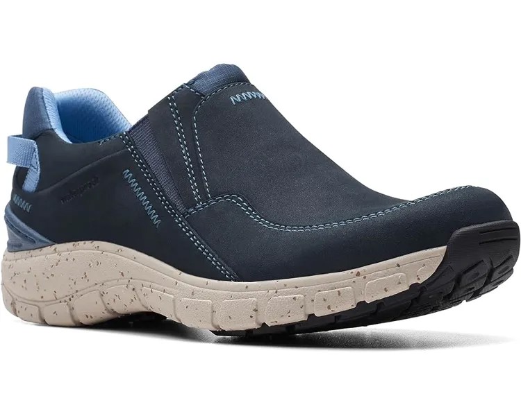 Балетки Clarks Wave Plateau, цвет Navy Nubuck