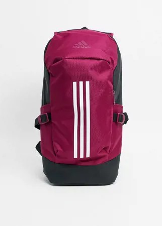 Бордовый рюкзак adidas-Красный