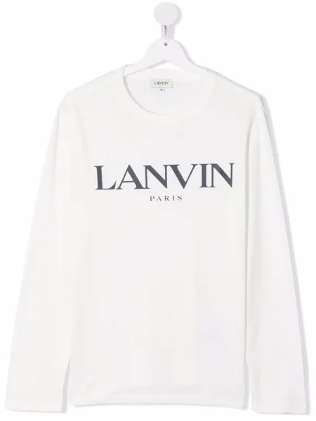 LANVIN Enfant толстовка с логотипом
