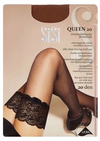 Чулки Sisi Queen 20 den, размер 2-S, daino (коричневый)